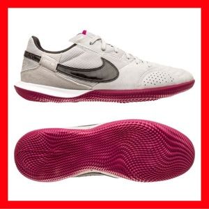 Nike Streetgato Indoor Soccer Grey Fog Dynamic Berry DC8466-021